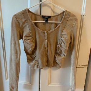 Forever 21 long sleeve cropped top.